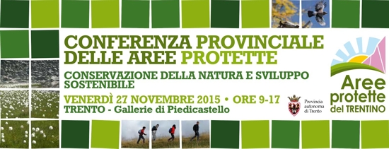 Banner Conferenza Aree Protette 2015